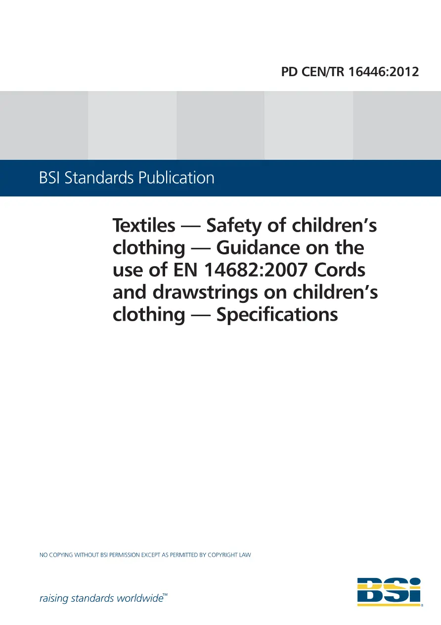 BS PD CEN/TR 16446:2012 BS PD CEN/TR 16446:2012 pdf