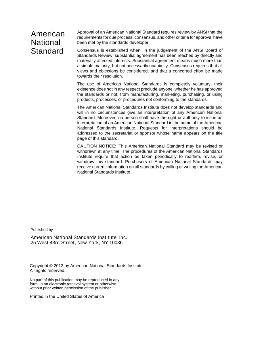 ANSI Z315.1-2012 ANSI Z315.1-2012 pdf