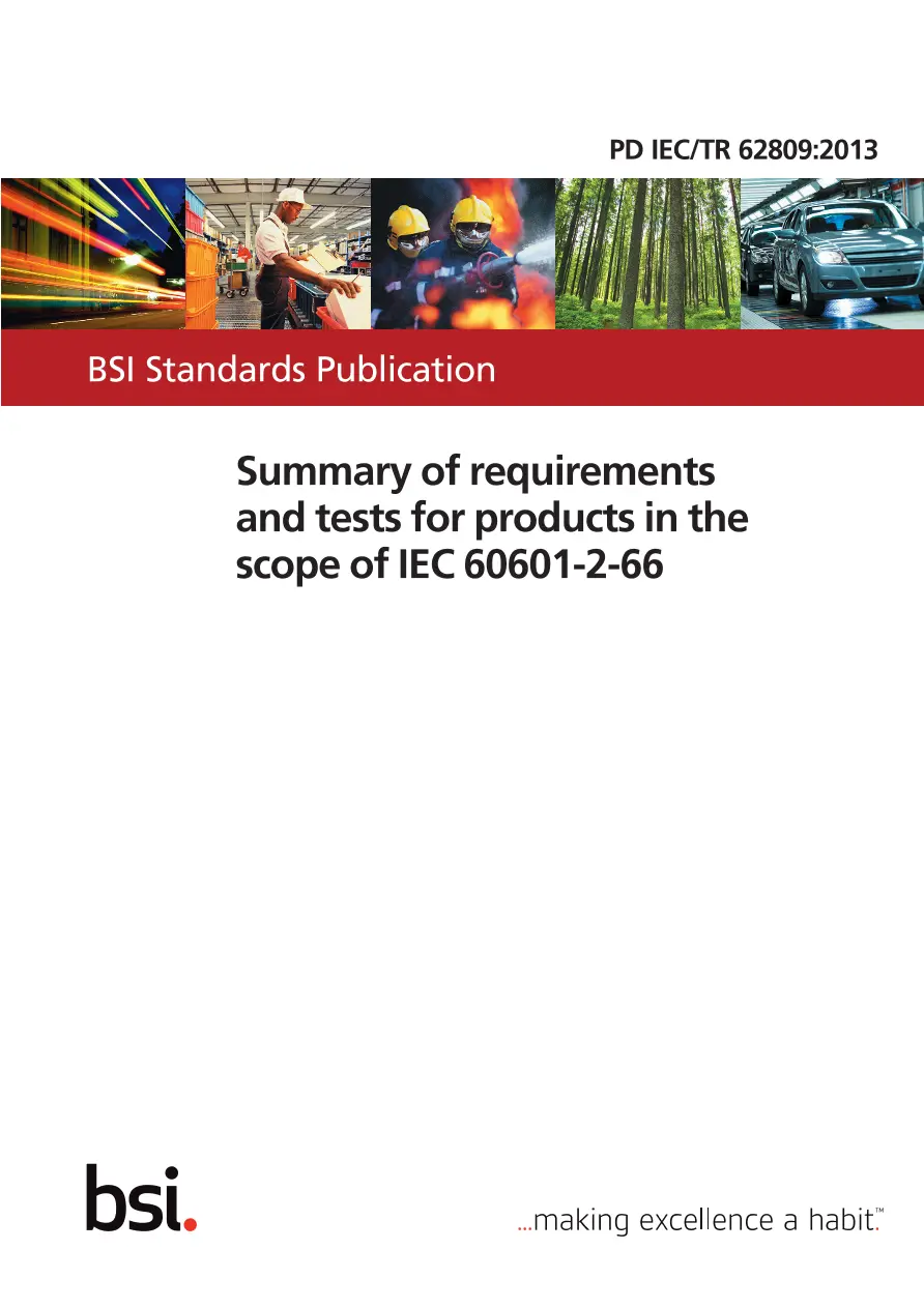 BS PD IEC/TR 62809:2013 BS PD IEC/TR 62809:2013 pdf