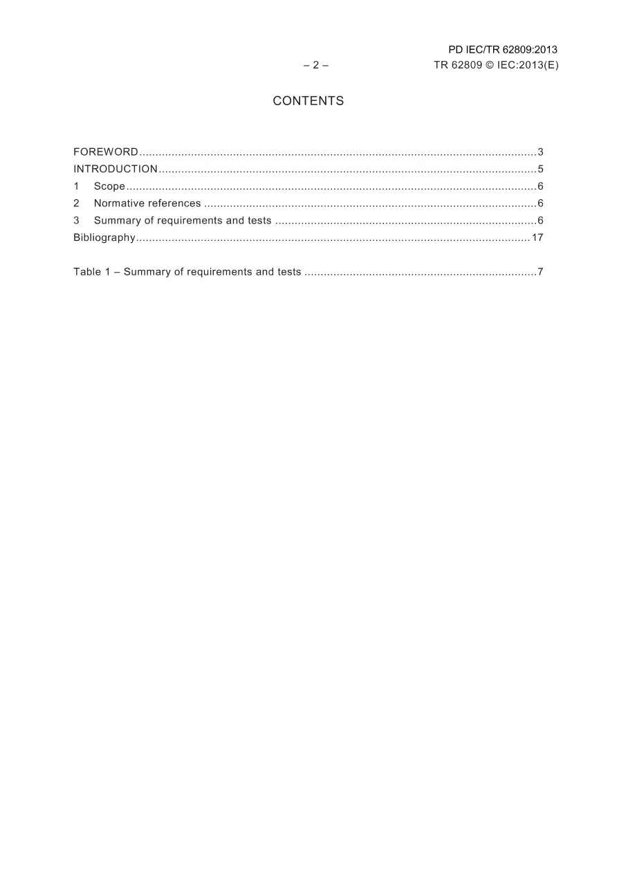 BS PD IEC/TR 62809:2013 BS PD IEC/TR 62809:2013 pdf