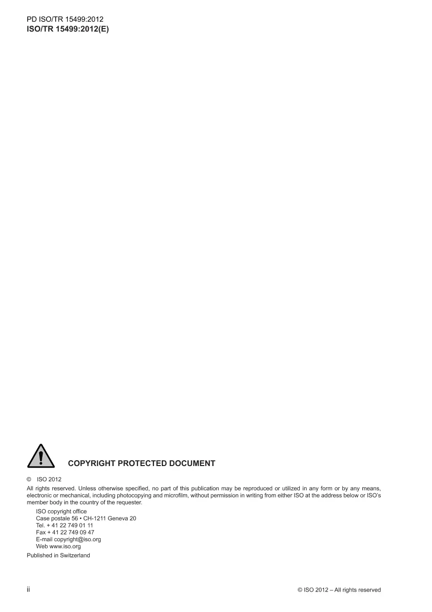 BS PD ISO/TR 15499:2012 pdf