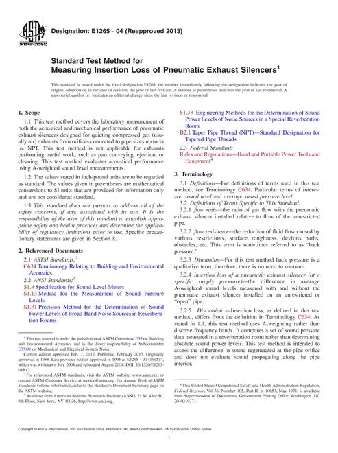 ASTM E1265-04(2013) ASTM E1265-04(2013) pdf