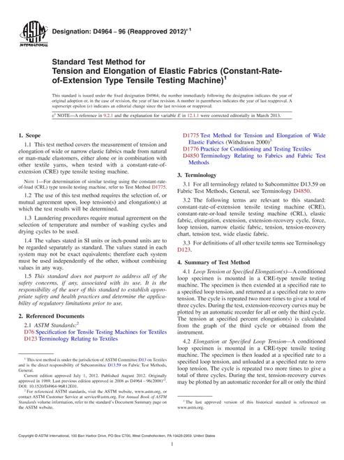 ASTM D4964-96(2012)e1 ASTM D4964-96(2012)e1 pdf