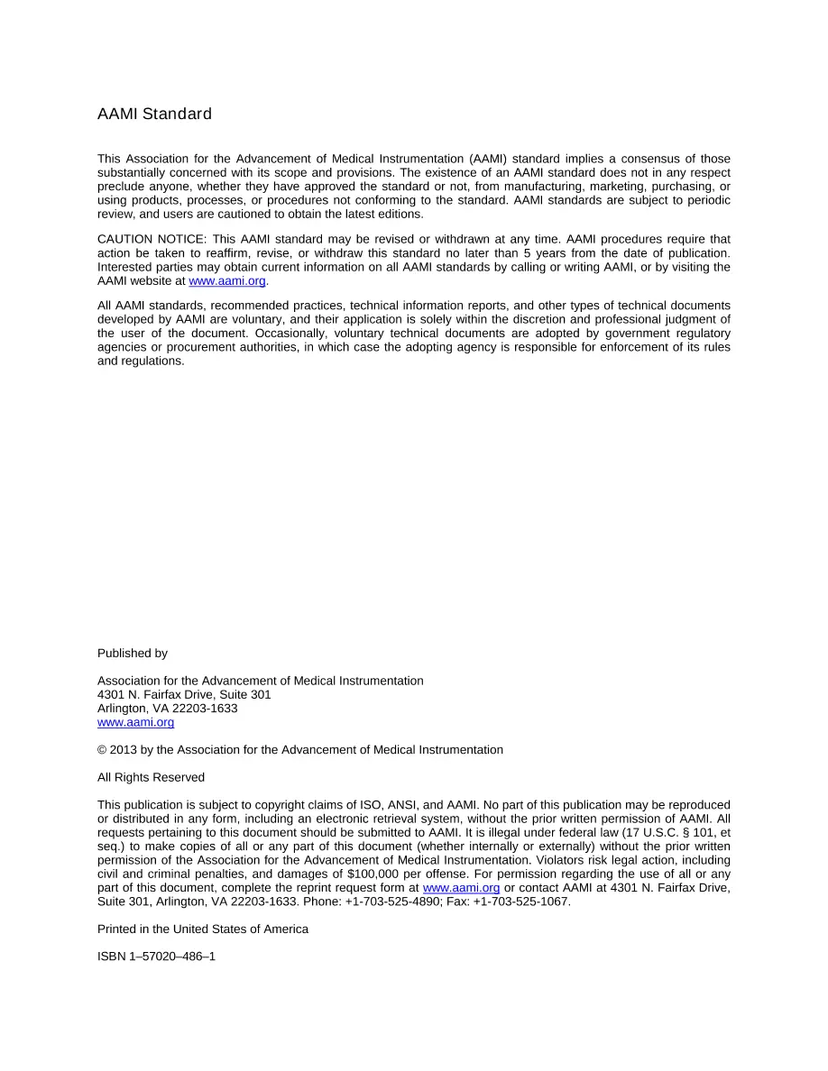 AAMI BF7:2012 pdf