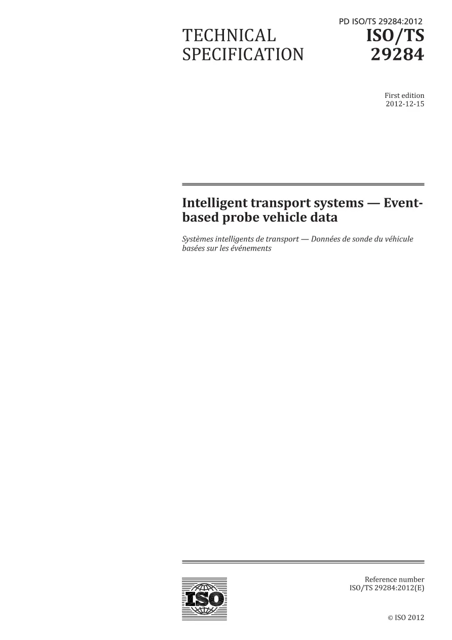 BS PD ISO/TS 29284:2012 pdf