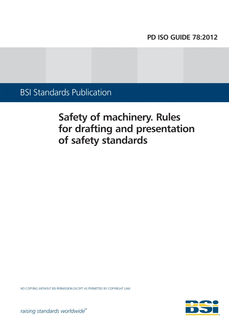 BS PD ISO GUIDE 78:2012 BS PD ISO GUIDE 78:2012 pdf