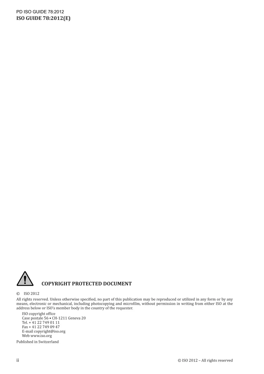 BS PD ISO GUIDE 78:2012 BS PD ISO GUIDE 78:2012 pdf