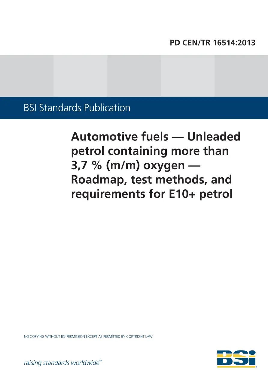 BS PD CEN/TR 16514:2013 BS PD CEN/TR 16514:2013 pdf