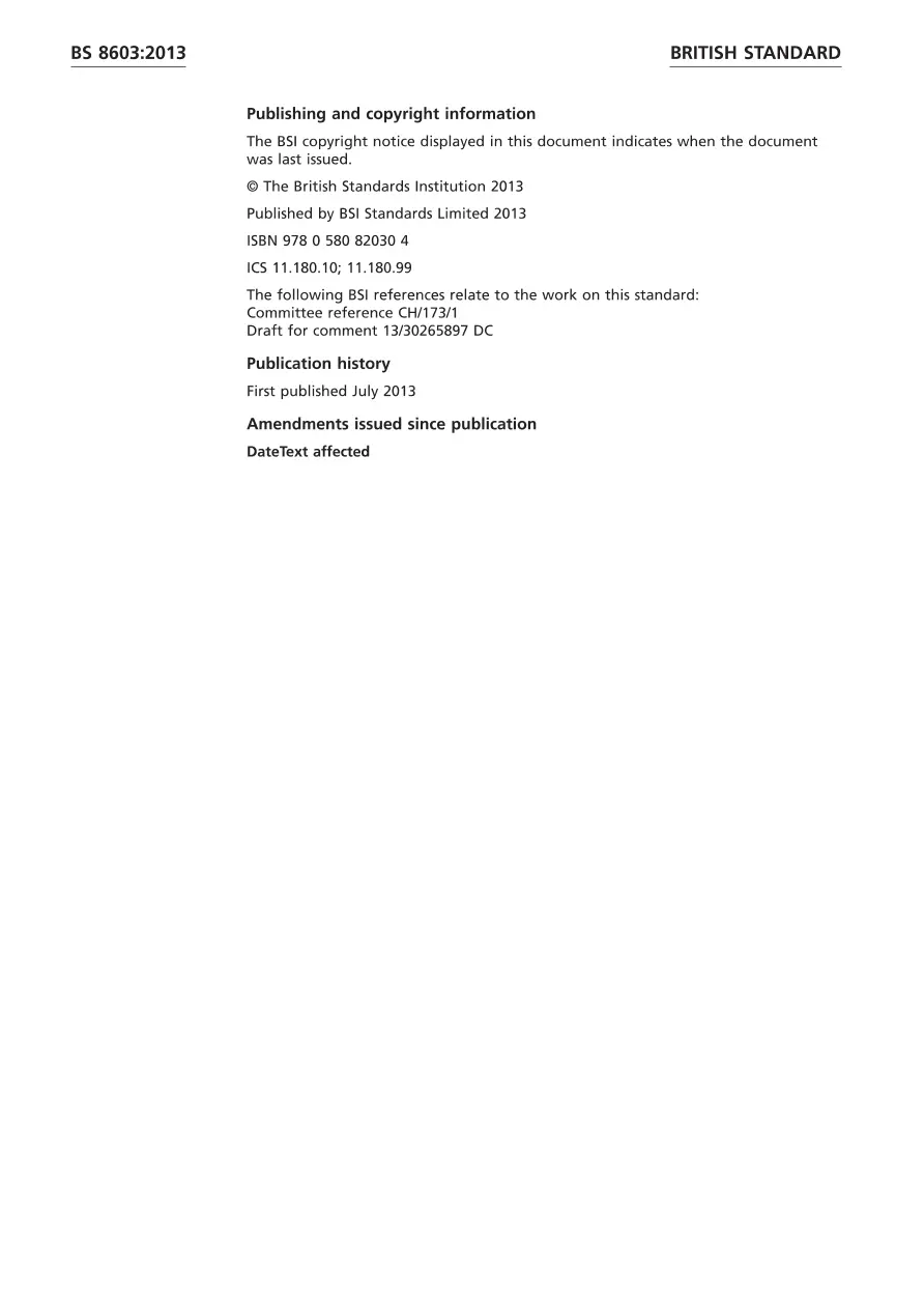 BS 8603:2013 BS 8603:2013 pdf