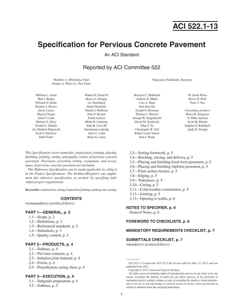 ACI 522.1-13 ACI 522.1-13 pdf