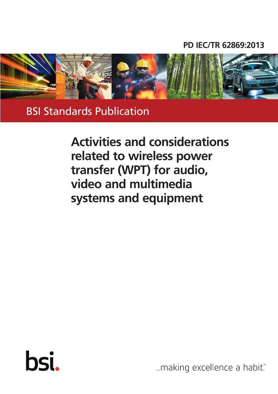 BS PD IEC/TR 62869:2013 BS PD IEC/TR 62869:2013 pdf
