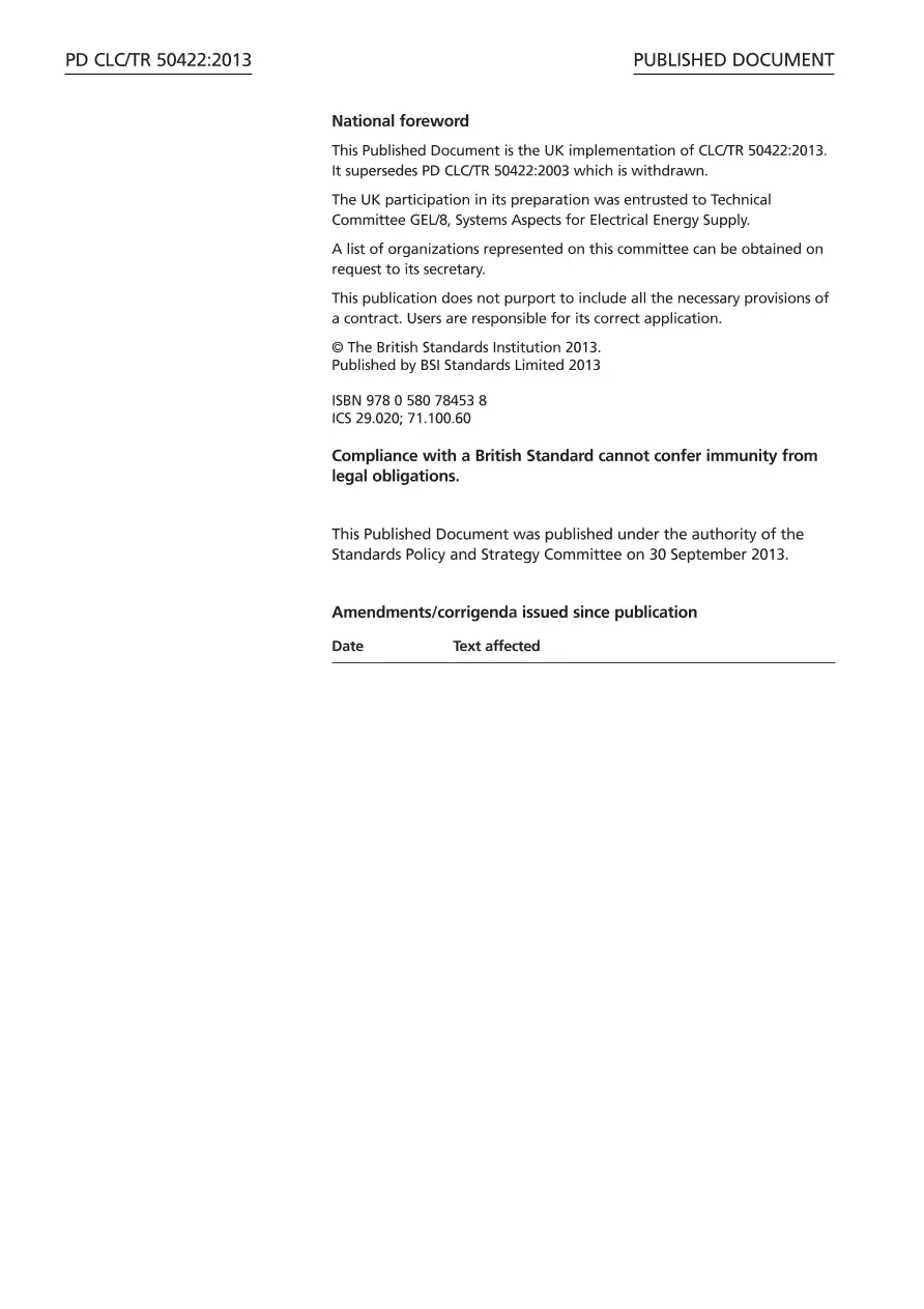 BS PD CLC/TR 50422:2013 BS PD CLC/TR 50422:2013 pdf