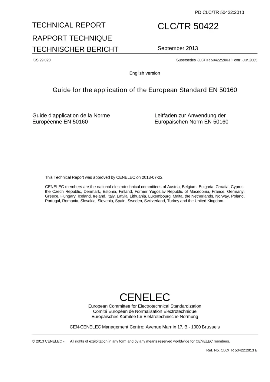 BS PD CLC/TR 50422:2013 BS PD CLC/TR 50422:2013 pdf