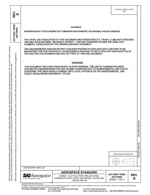 SAE AS115801B pdf
