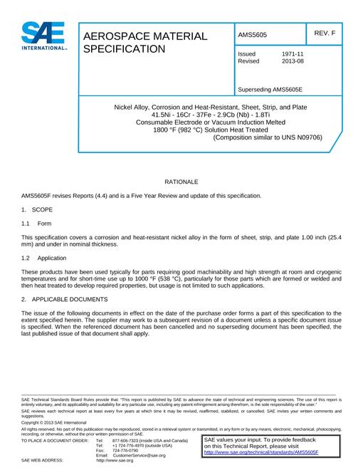 SAE AMS5605F SAE AMS5605F pdf