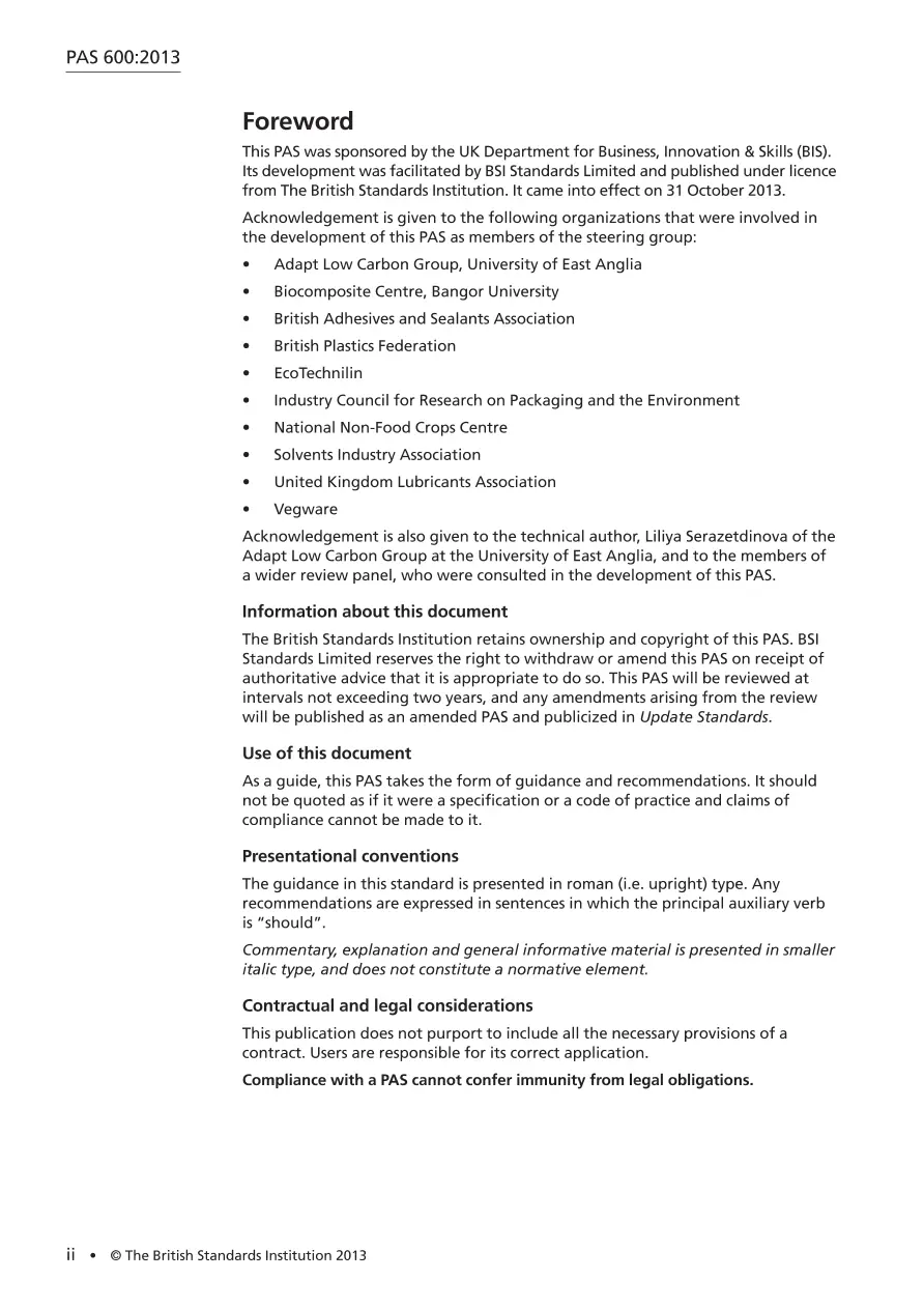 BS PAS 600:2013 pdf