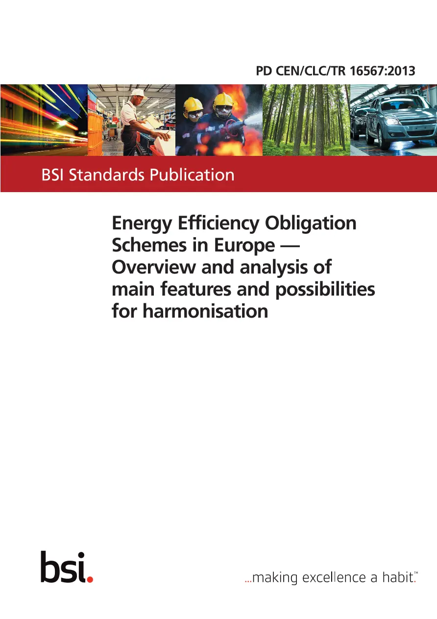 BS PD CEN/CLC/TR 16567:2013 pdf