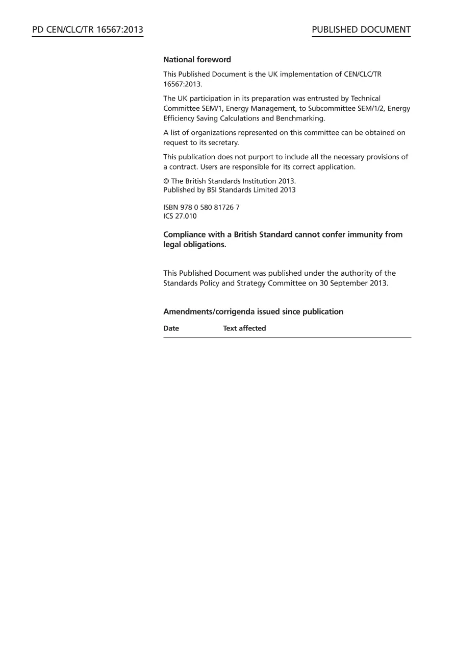 BS PD CEN/CLC/TR 16567:2013 pdf