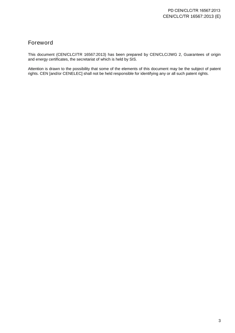 BS PD CEN/CLC/TR 16567:2013 pdf