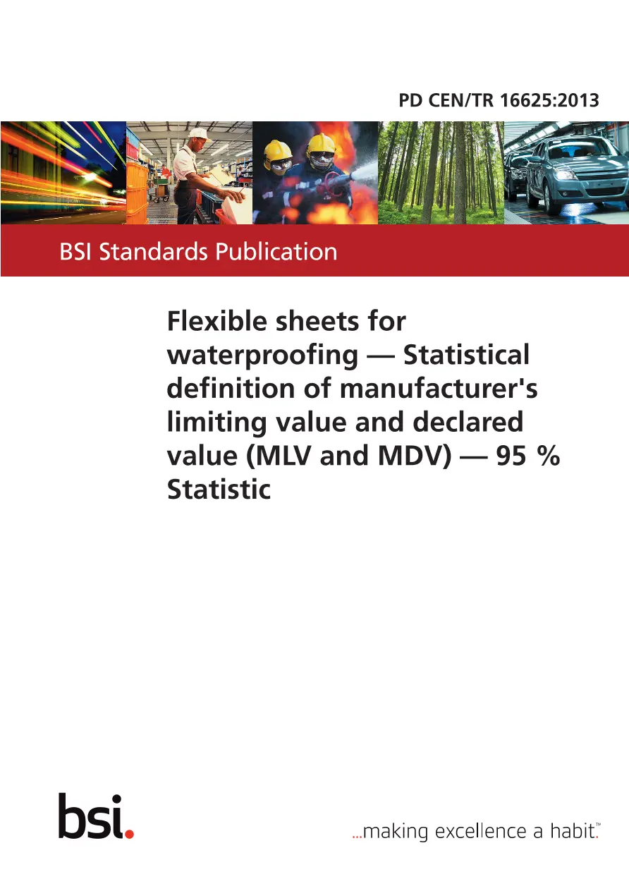 BS PD CEN/TR 16625:2013 BS PD CEN/TR 16625:2013 pdf