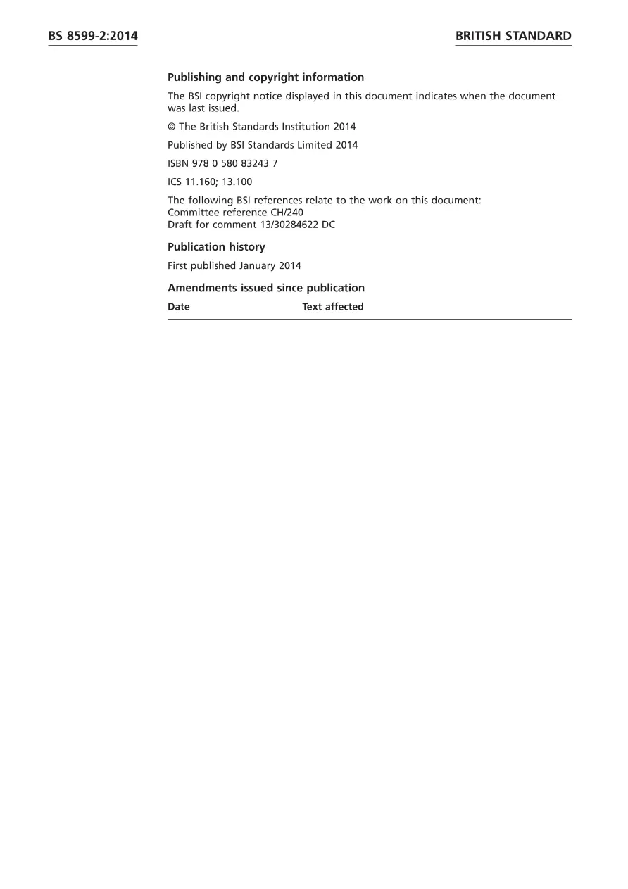 BS 8599-2:2014 BS 8599-2:2014 pdf