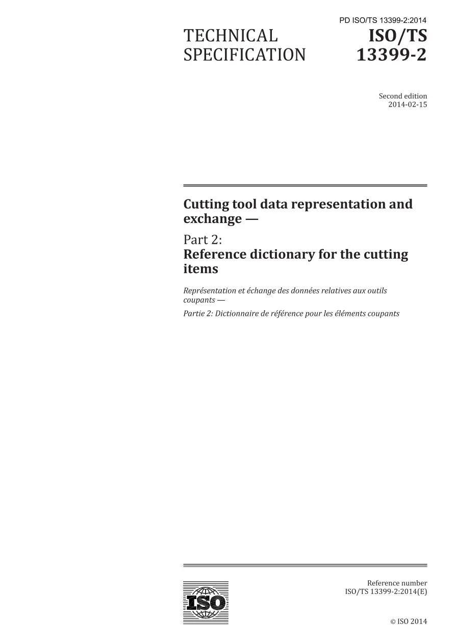 BS PD ISO/TS 13399-2:2014 pdf