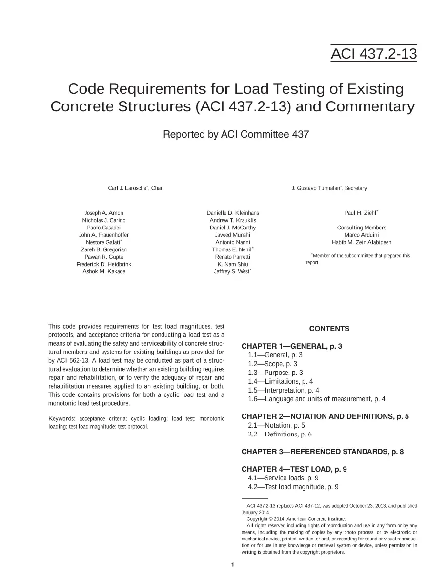 ACI 437.2-13 ACI 437.2-13 pdf
