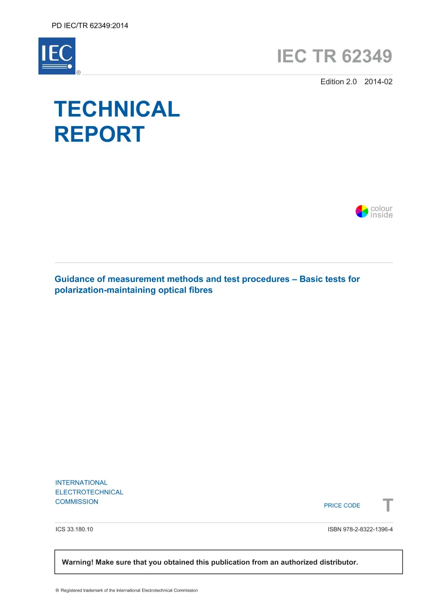 BS PD IEC/TR 62349:2014 BS PD IEC/TR 62349:2014 pdf