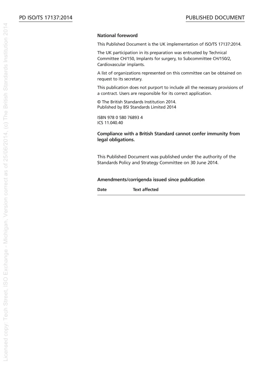 BS PD ISO/TS 17137:2014 pdf