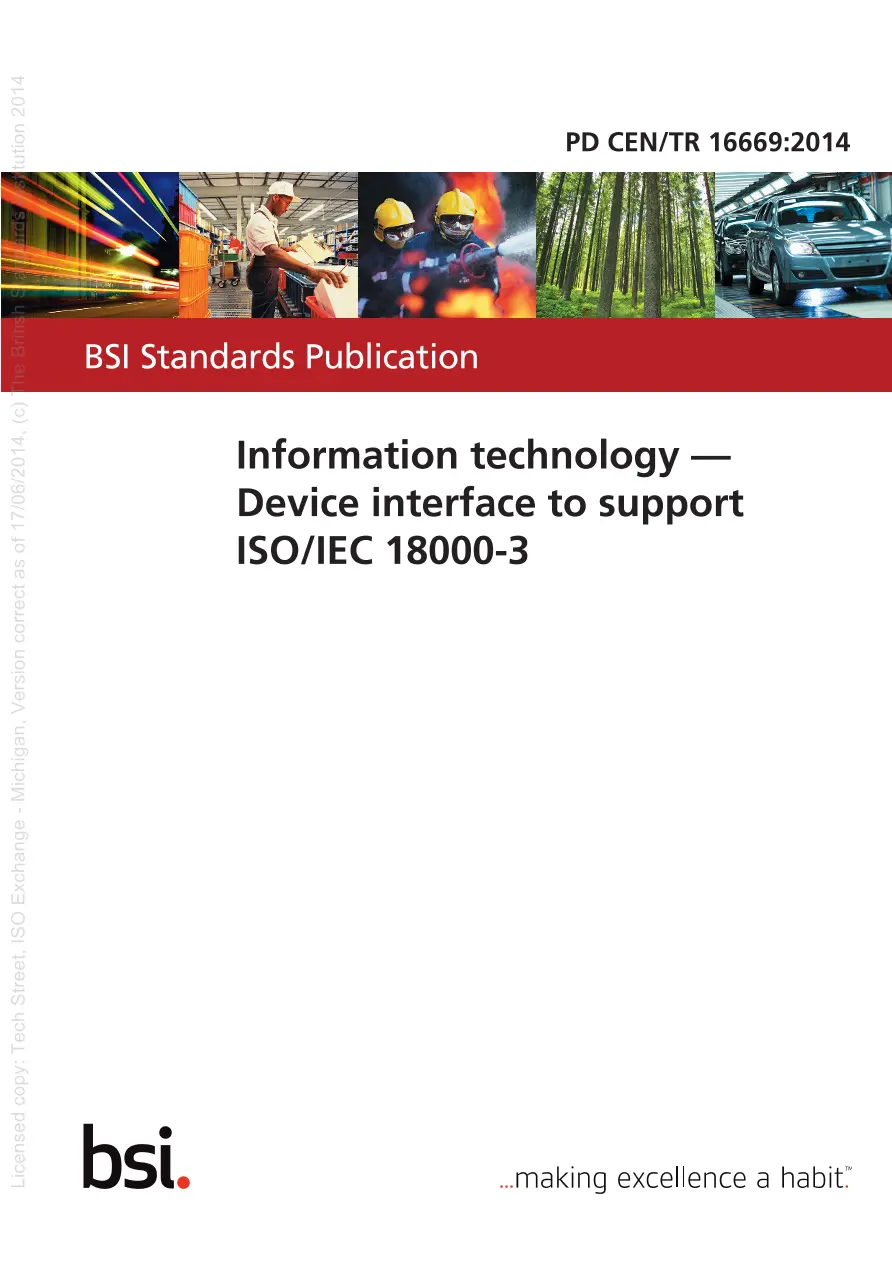 BS PD CEN/TR 16669:2014 BS PD CEN/TR 16669:2014 pdf