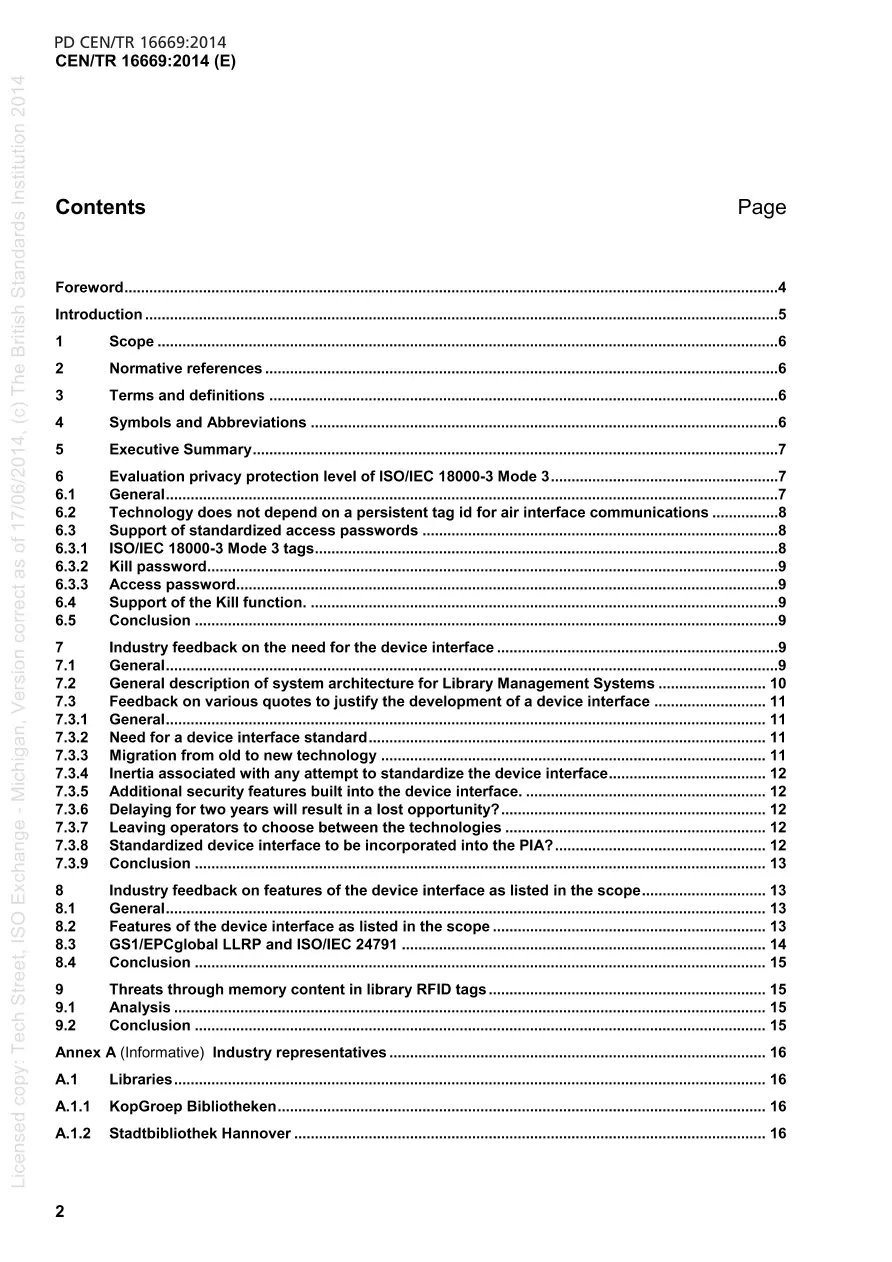 BS PD CEN/TR 16669:2014 BS PD CEN/TR 16669:2014 pdf