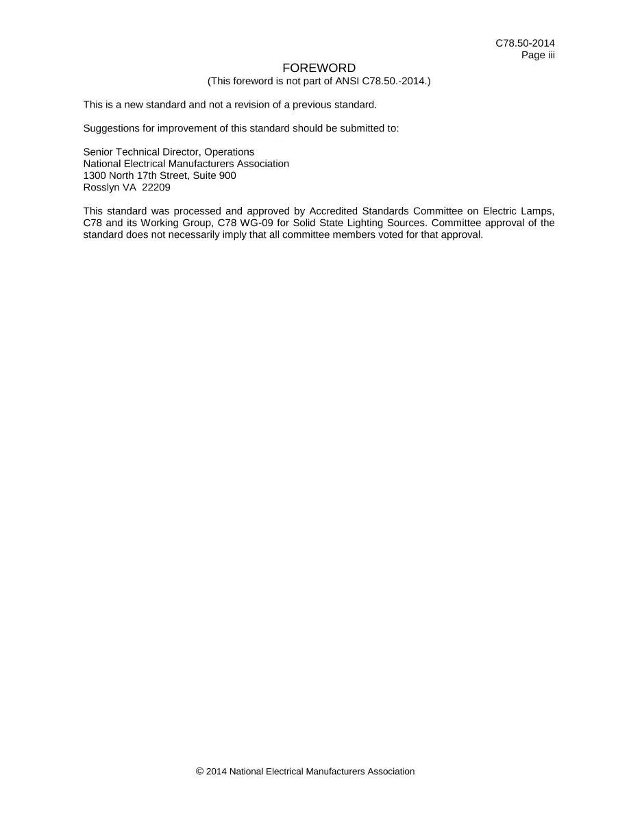 ANSI C78.50-2014 ANSI C78.50-2014 pdf