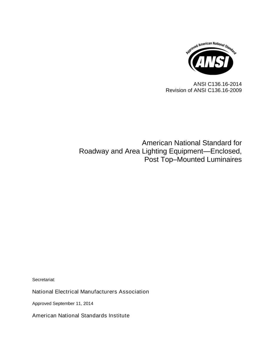 ANSI C136.16-2014 ANSI C136.16-2014 pdf