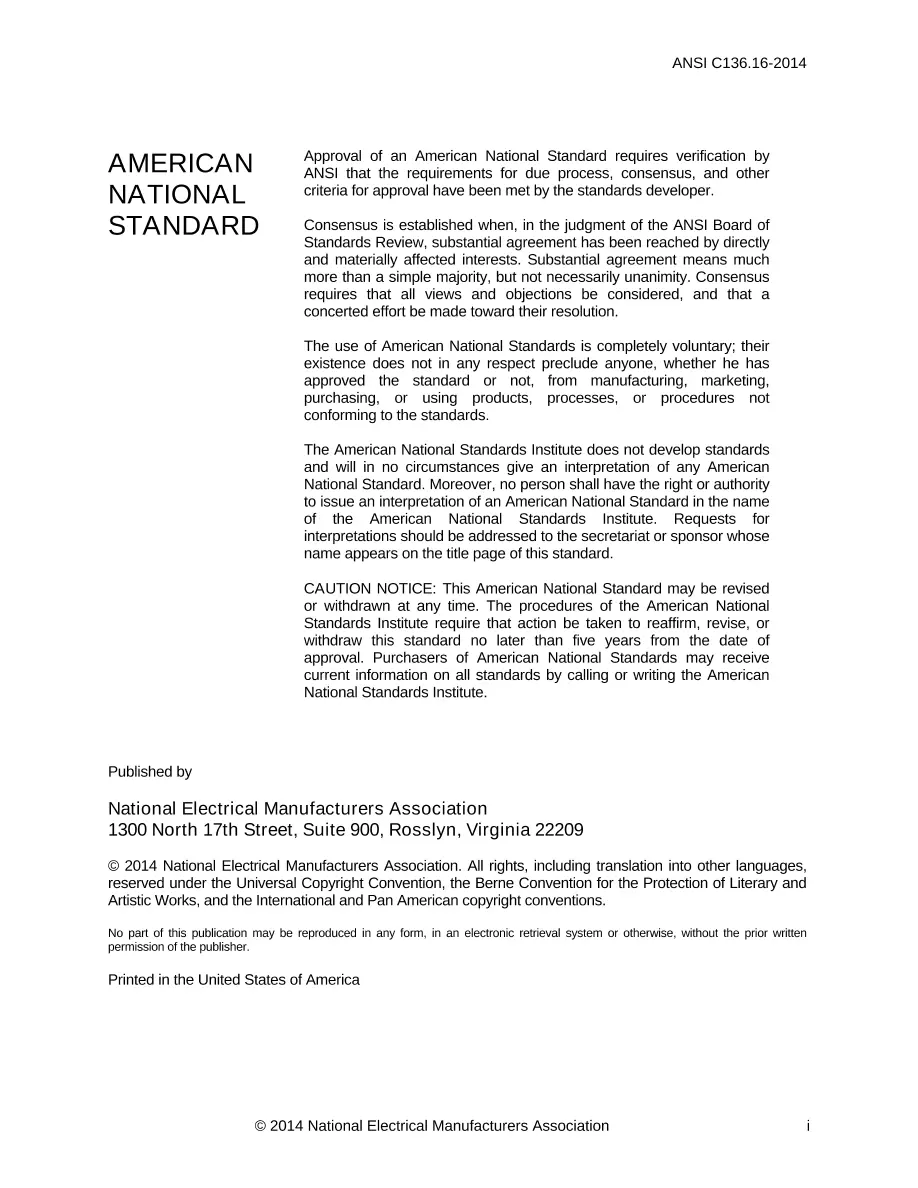 ANSI C136.16-2014 ANSI C136.16-2014 pdf