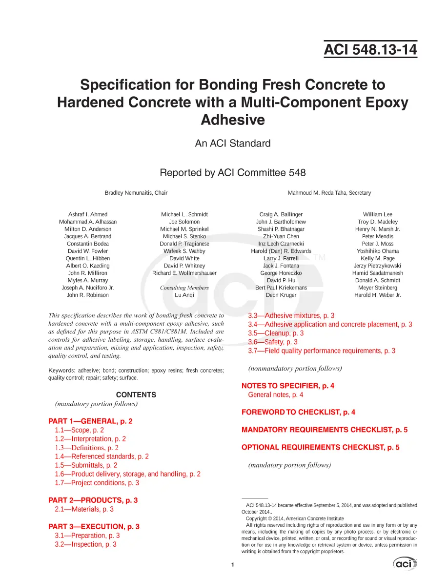 ACI 548.13-14 ACI 548.13-14 pdf