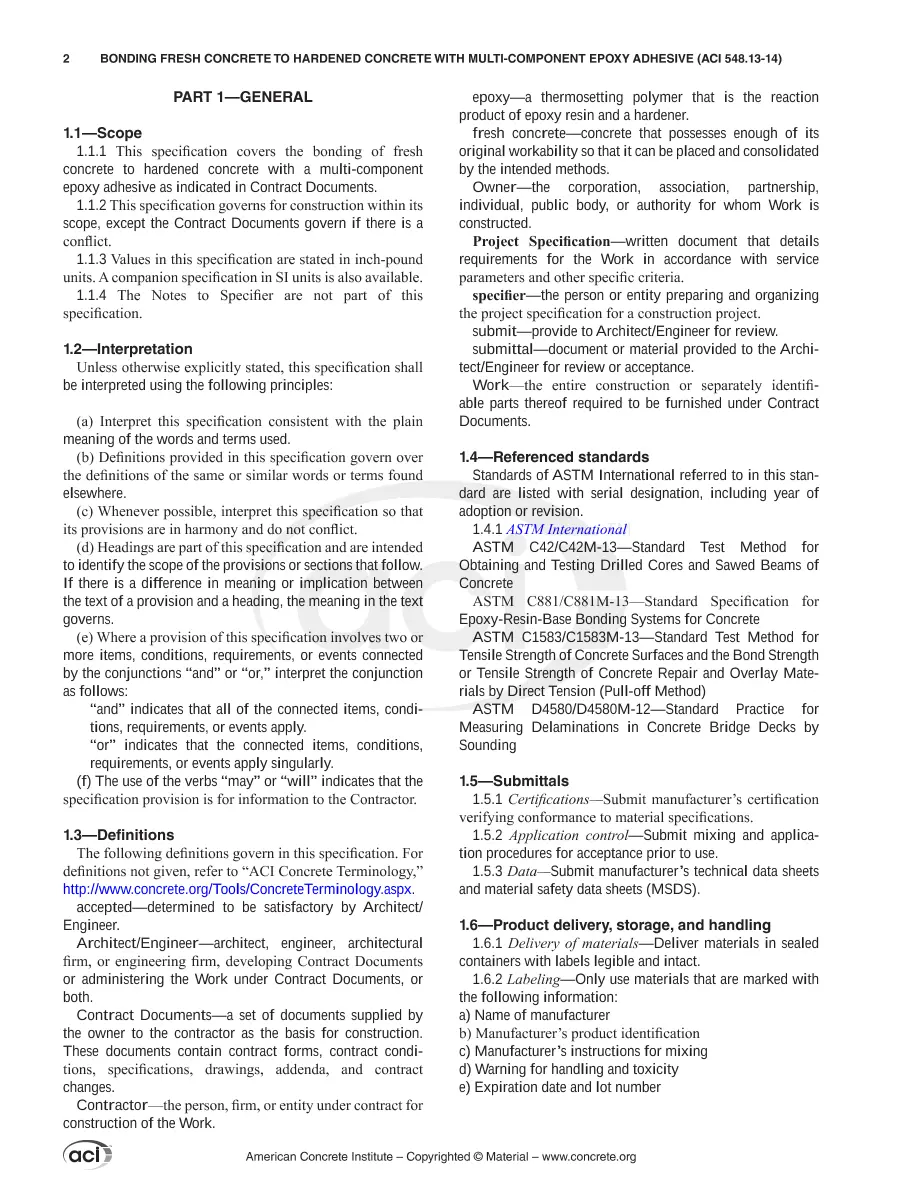 ACI 548.13-14 ACI 548.13-14 pdf