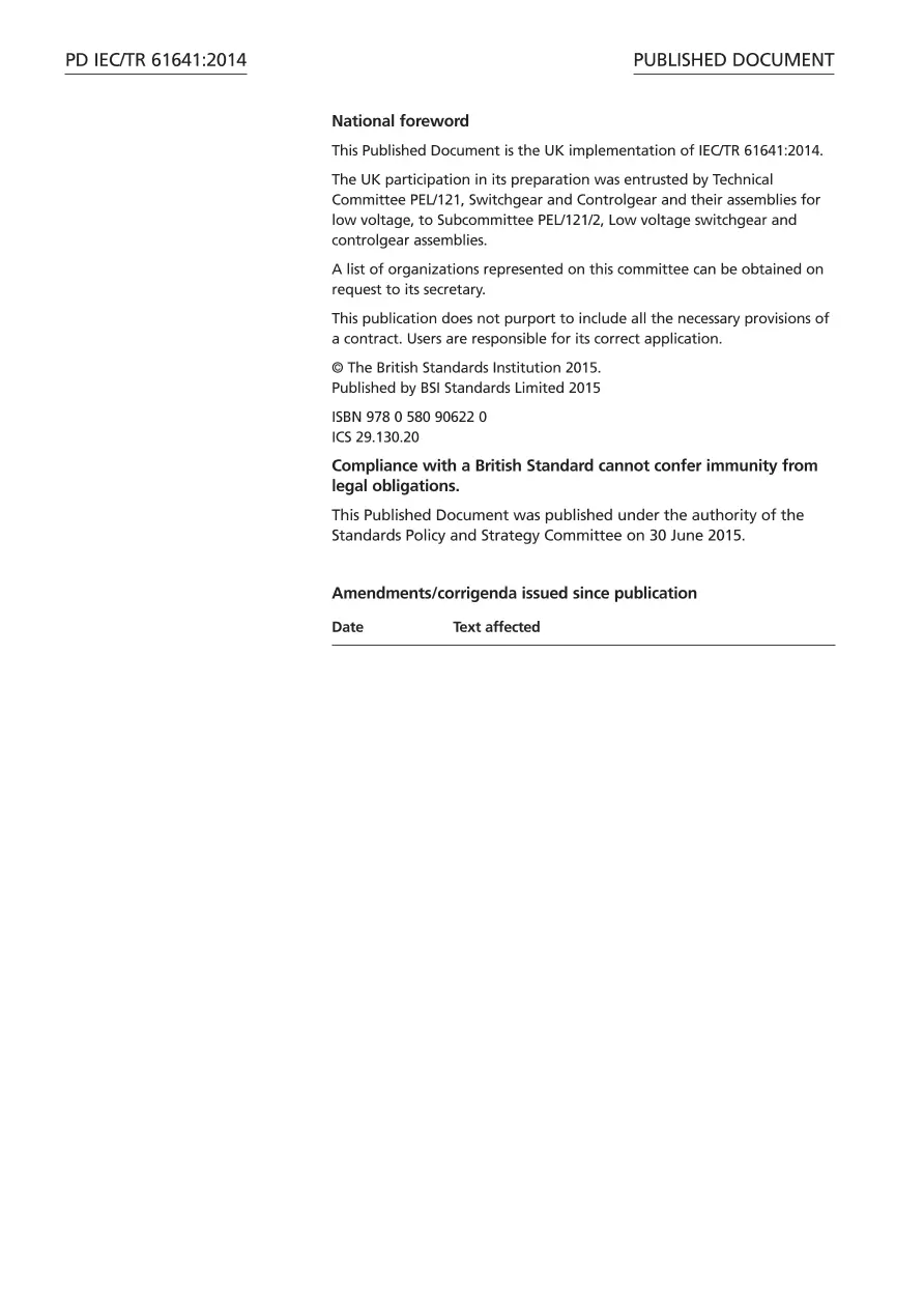 BS PD IEC/TR 61641:2014 pdf