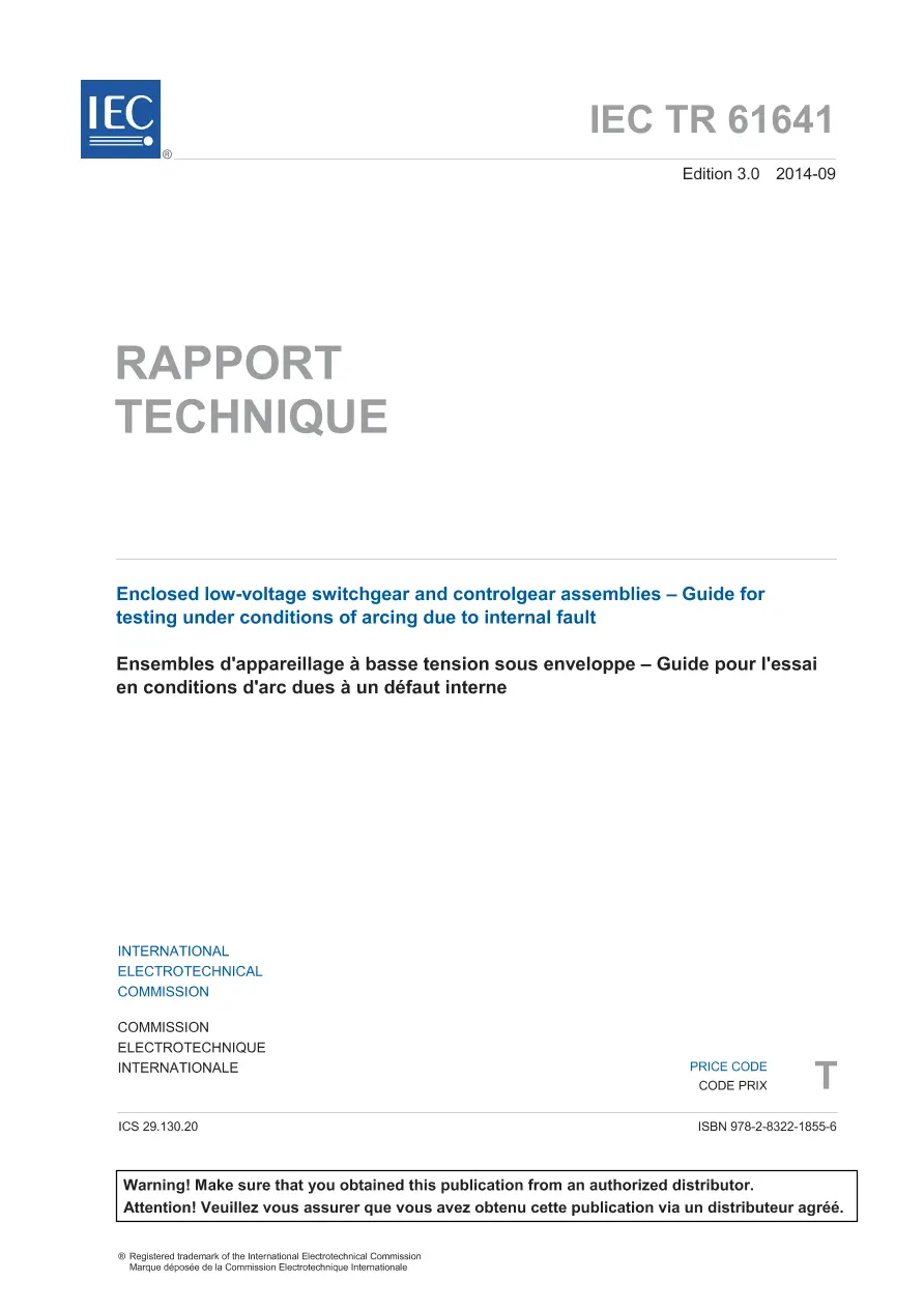BS PD IEC/TR 61641:2014 pdf