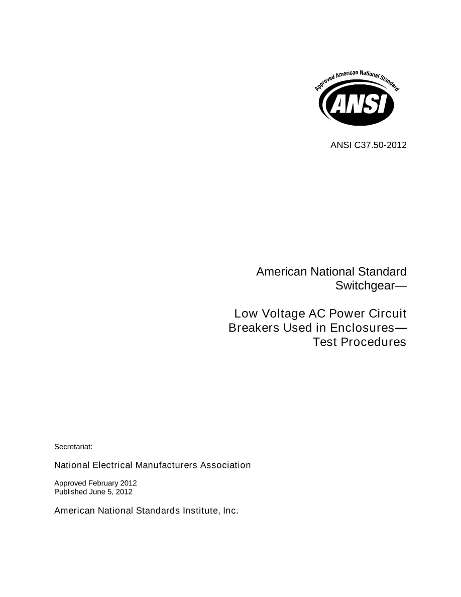 ANSI C37.50-2012 ANSI C37.50-2012 pdf