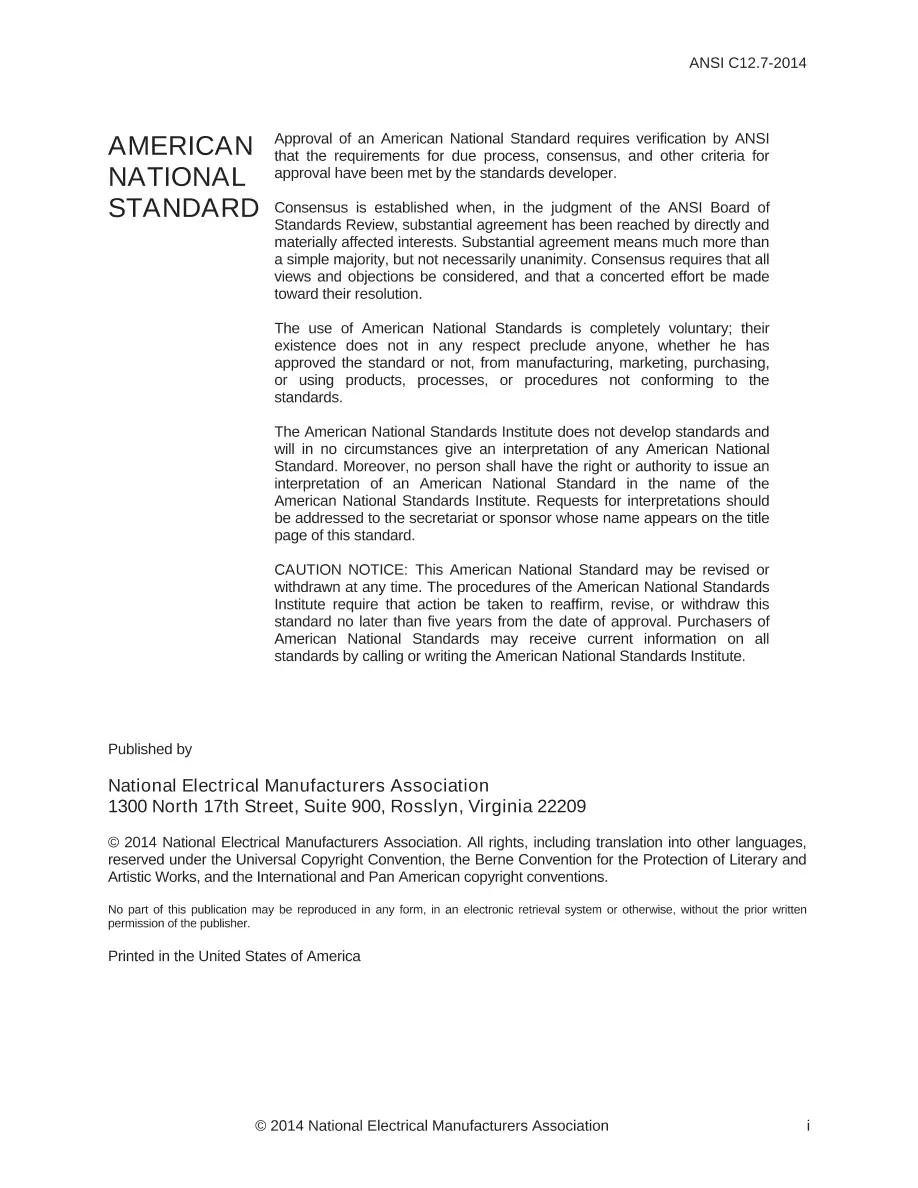 ANSI C12.7-2014 ANSI C12.7-2014 pdf