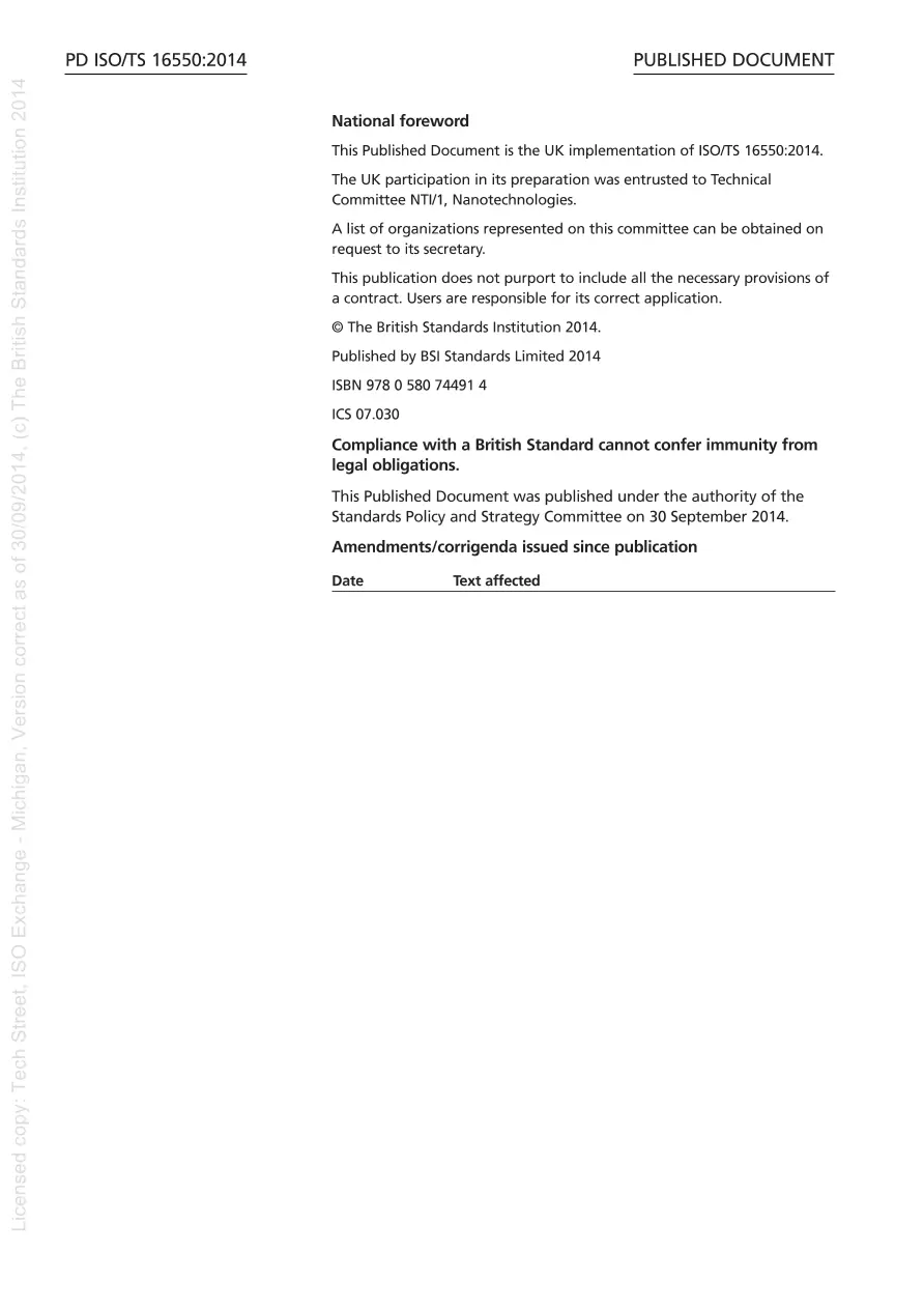 BS PD ISO/TS 16550:2014 BS PD ISO/TS 16550:2014 pdf