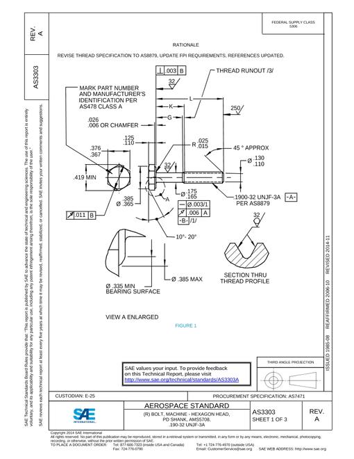 SAE AS3303A pdf