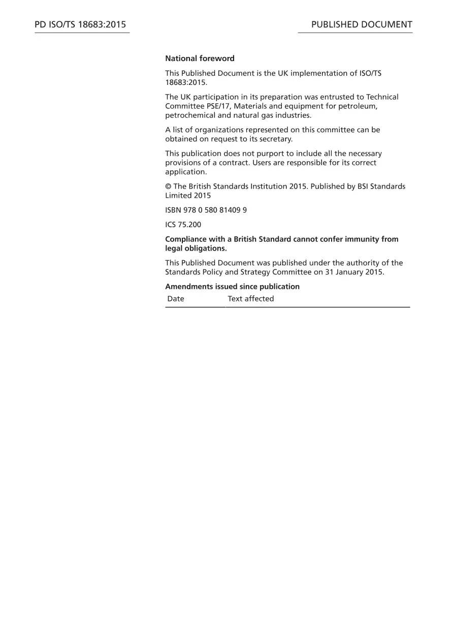 BS PD ISO/TS 18683:2015 pdf