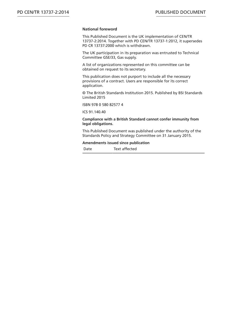 BS PD CEN/TR 13737-2:2014 BS PD CEN/TR 13737-2:2014 pdf