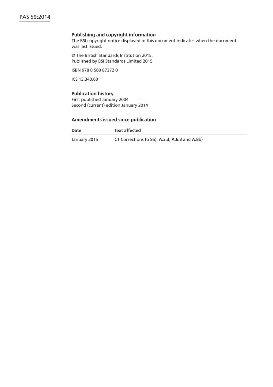 BS PAS 59:2014 BS PAS 59:2014 pdf