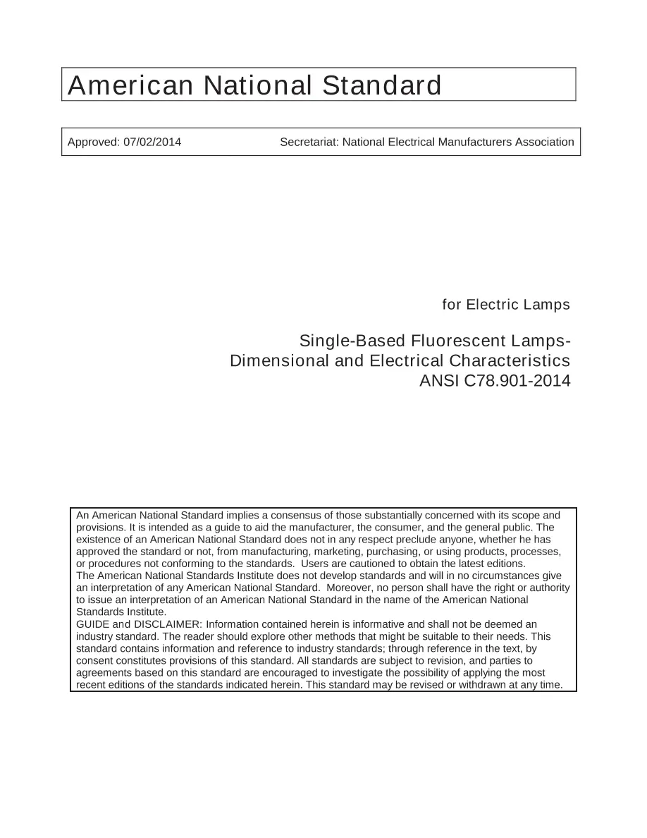 ANSI C78.901-2014 ANSI C78.901-2014 pdf