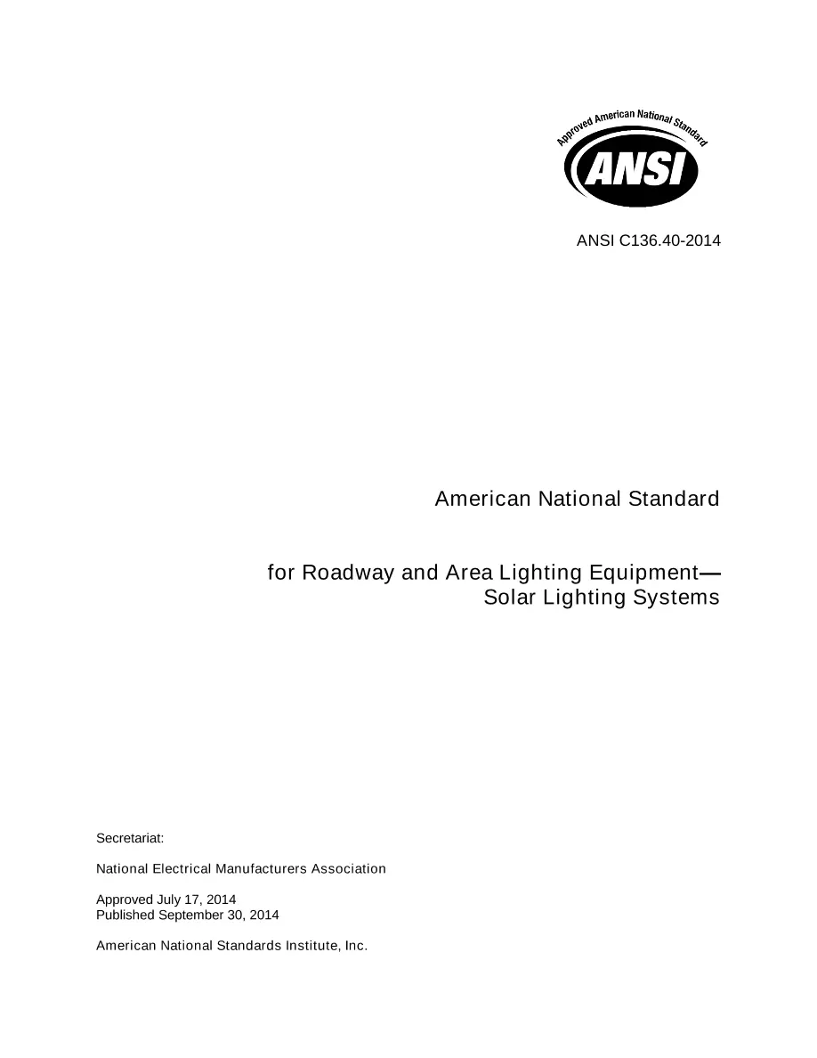 ANSI C136.40-2014 ANSI C136.40-2014 pdf