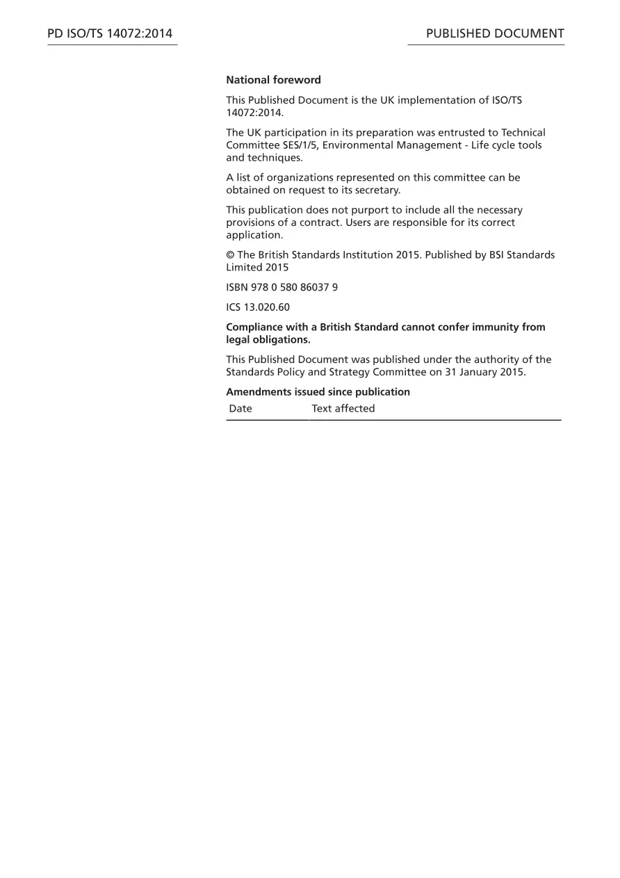 BS PD ISO/TS 14072:2014 BS PD ISO/TS 14072:2014 pdf