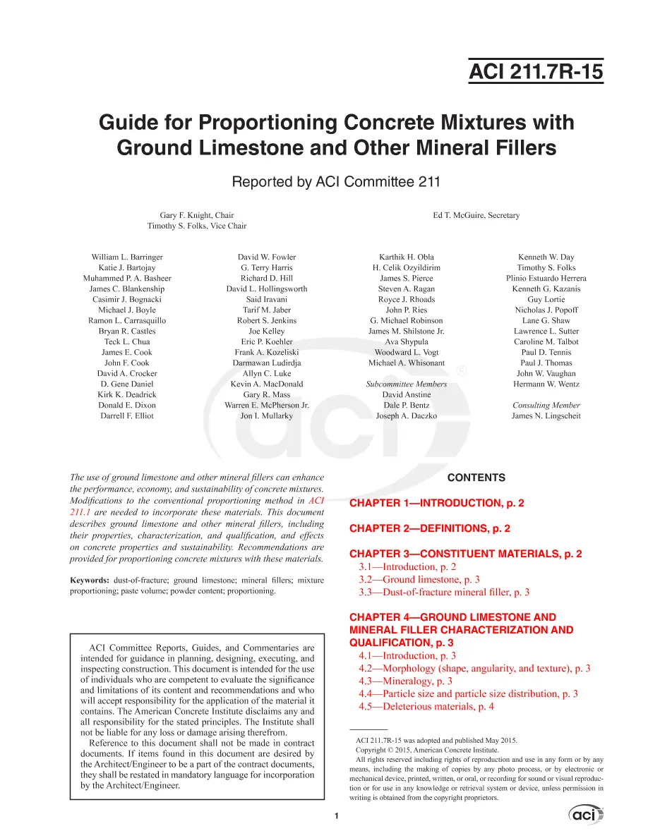 ACI 211.7R-15 ACI 211.7R-15 pdf