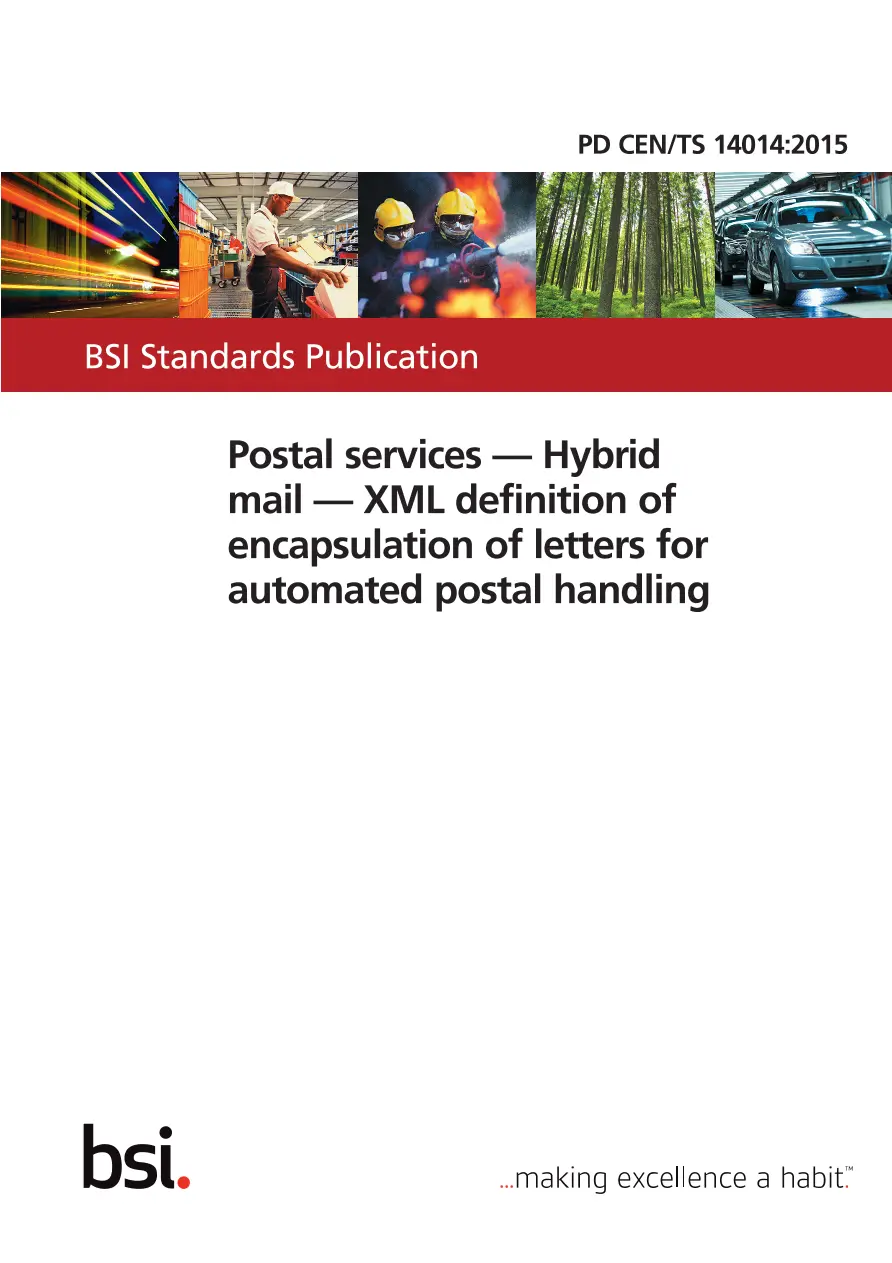 BS PD CEN/TS 14014:2015 BS PD CEN/TS 14014:2015 pdf